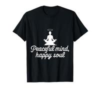 Diseño de alma feliz de mente pacífica Camiseta