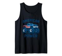 Diseño de American Power Monster Truck Camiseta sin Mangas