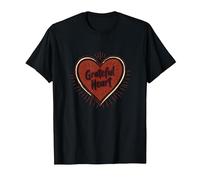 Diseño de Amor Inspirador de corazón Agradecido para Thankfulness Camiseta, Hombre, Negro, XL