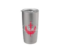 Diseño de ángel protector de San Miguel para creyentes fieles Vaso térmico de acero inoxidable de doble pared