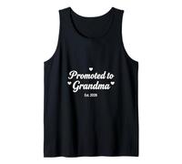 Diseño de Anuncio Familiar con Guion en Forma de corazón de Grandma In 2026 Camiseta sin Mangas