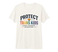 Diseño de Apoyo a la Igualdad del Orgullo LGBTQ+ de Protect Trans Kids Camiseta Premium