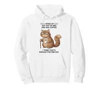 Diseño de Ardilla I Woke Up Got out of Bed and Had Coffee Sudadera con Capucha