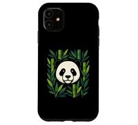 Diseño de armonía Natural Panda de bambú Carcasa para iPhone 11
