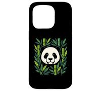 Diseño de armonía Natural Panda de bambú Carcasa para iPhone 15 Pro