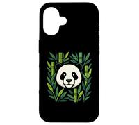 Diseño de armonía Natural Panda de bambú Carcasa para iPhone 16