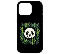 Diseño de armonía Natural Panda de bambú Carcasa para iPhone 16 Pro