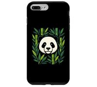 Diseño de armonía Natural Panda de bambú Carcasa para iPhone 7 Plus/8 Plus