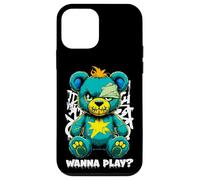 Diseño de Arte Callejero de Wanna Play Scary Teddy Bear Carcasa para iPhone 12 Mini
