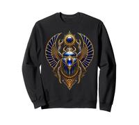 Diseño de Arte de Egipto Escarabajo Azul Sudadera