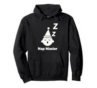 Diseño de Arte Lineal Minimalista de Nap Master Sleep Humor Sudadera con Capucha