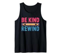 Diseño de Arte Retro VHS Vintage de Be Kind Rewind Camiseta sin Mangas