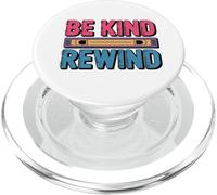 Diseño de Arte Retro VHS Vintage de Be Kind Rewind PopSockets PopGrip para MagSafe