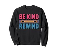 Diseño de Arte Retro VHS Vintage de Be Kind Rewind Sudadera