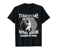 Diseño De Artes Marciales De Kung Fu para Wing Chun Camiseta, Hombre, Negro, 6XL