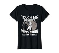 Diseño De Artes Marciales De Kung Fu para Wing Chun Camiseta, Mujer, Negro, XXL