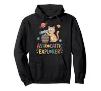 Diseño de Astrocat Explorer Space Cat Sudadera con Capucha