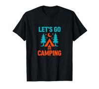 Diseño de Aventura al Aire Libre Let's Go Camping Camiseta