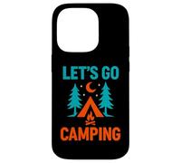 Diseño de Aventura al Aire Libre Let's Go Camping Carcasa para iPhone 14 Pro