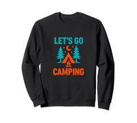 Diseño de Aventura al Aire Libre Let's Go Camping Sudadera