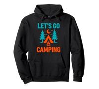 Diseño de Aventura al Aire Libre Let's Go Camping Sudadera con Capucha