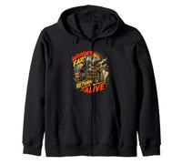 Diseño de Aventura al Aire Libre Wander Far Return More Alive Sudadera con Capucha