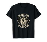 Diseño de Aventura de montaña Chase The Vision Runner Camiseta