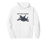 Diseño de avión de Combate Never Poke The Bear para fanáticos de la aviación Sudadera con Capucha