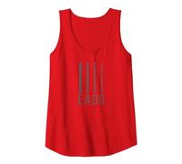 Diseño de bajo EADG bajistas Camiseta sin Mangas, Mujer, Rojo, XXL