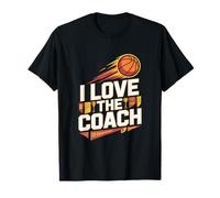 Diseño de baloncesto I Love The Coach Camiseta