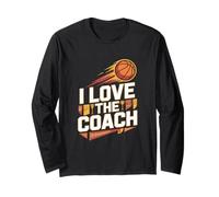 Diseño de baloncesto I Love The Coach Manga Larga
