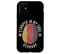 Diseño de Bandera de Alemania con el Sello de My Soul Carcasa para iPhone 11