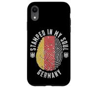 Diseño de Bandera de Alemania con el Sello de My Soul Carcasa para iPhone XR