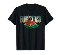 Diseño de bandera de Burkina Faso, gran manera de mostrar tu amor Camiseta