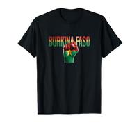 Diseño de bandera de Burkina Faso, gran manera de mostrar tu amor Camiseta