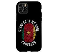 Diseño de Bandera de Camerún con Sello en My Soul Orgullo camerunés Carcasa para iPhone 11 Pro