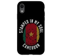 Diseño de Bandera de Camerún con Sello en My Soul Orgullo camerunés Carcasa para iPhone XR
