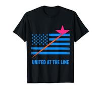 Diseño de Bandera de Carreras de United At The Line Camiseta