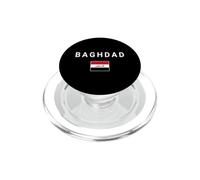 Diseño de Bandera de Irak, hogar de IRQ Bagdad, Orgullo iraquí, Amo a Irak PopSockets PopGrip para MagSafe