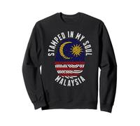 Diseño de Bandera de Malasia con Sello en My Soul Malaysian Pride Sudadera