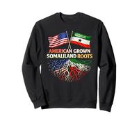 Diseño de Bandera de raíces de Somalilandia cultivada en Estados Unidos Sudadera