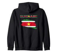 Diseño de Bandera de Surinam Sudadera con Capucha