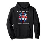 Diseño de Bandera del Reino Unido, Reino Unido, Cambridge Sudadera con Capucha