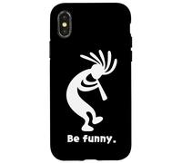 Diseño de Be Funny Dancing, Estilo Kokopelli, del suroeste de EE. UU. Carcasa para iPhone X/XS
