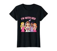 Diseño de Boda con Texto en inglés I'm with Her Camiseta