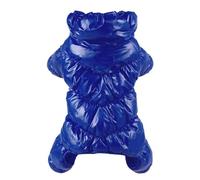 Diseño De Botones Bulldogs Chihuahuas Pugs Yorkshire Terriers Abrigo A Prueba De Frío Cálido Impermeable Chaquetas Ligeras para Mascotas,Azul,Metro