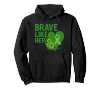 Diseño de Brave Like Her Awareness Sudadera con Capucha