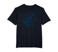 Diseño de brújula náutica de la Costa Este para Amantes de la Playa Camiseta, Hombre Tallas Grandes, Negro, 6X Alto