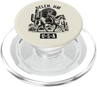 Diseño de Caballo Vaquero de Belen, Nuevo México, EE. UU., Estilo Vintage PopSockets PopGrip para MagSafe
