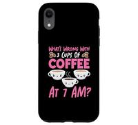 Diseño de café para adictos a la cafeína Carcasa para iPhone XR